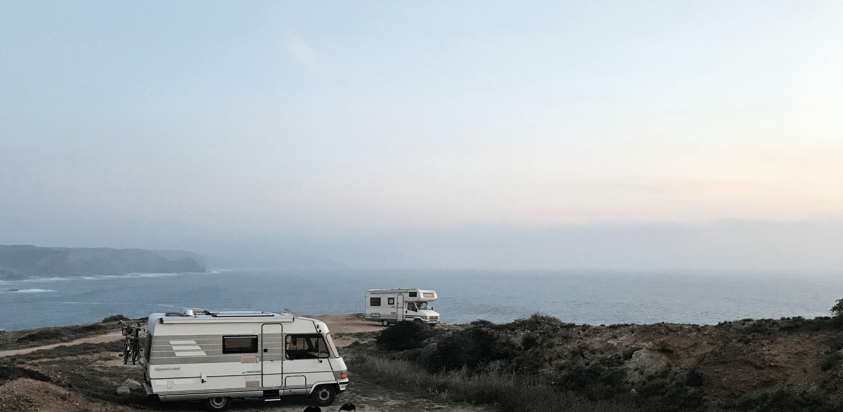 scenic image of a campervan